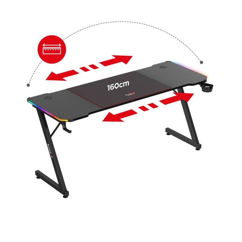 Huzaro Hero 4.8 RGB 160 cm gaming stol - slika 6