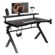 Huzaro Hero 5.0 Black 120 cm gaming stol - slika 1