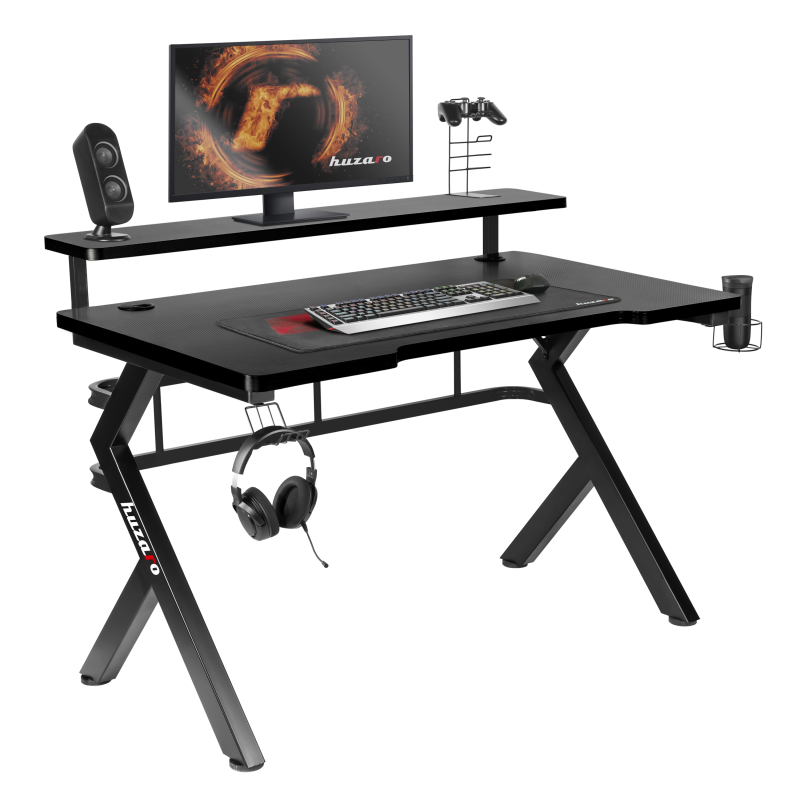 Huzaro Hero 5.0 Black 120 cm gaming stol - slika 1