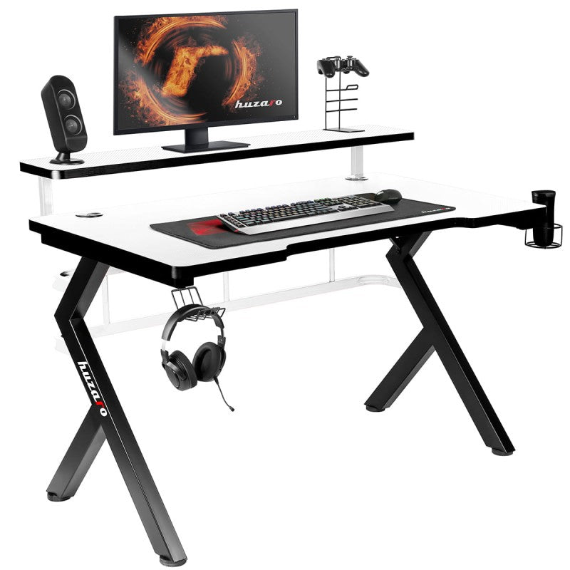 Huzaro Hero 5.0 White 120 cm gaming stol - slika 1