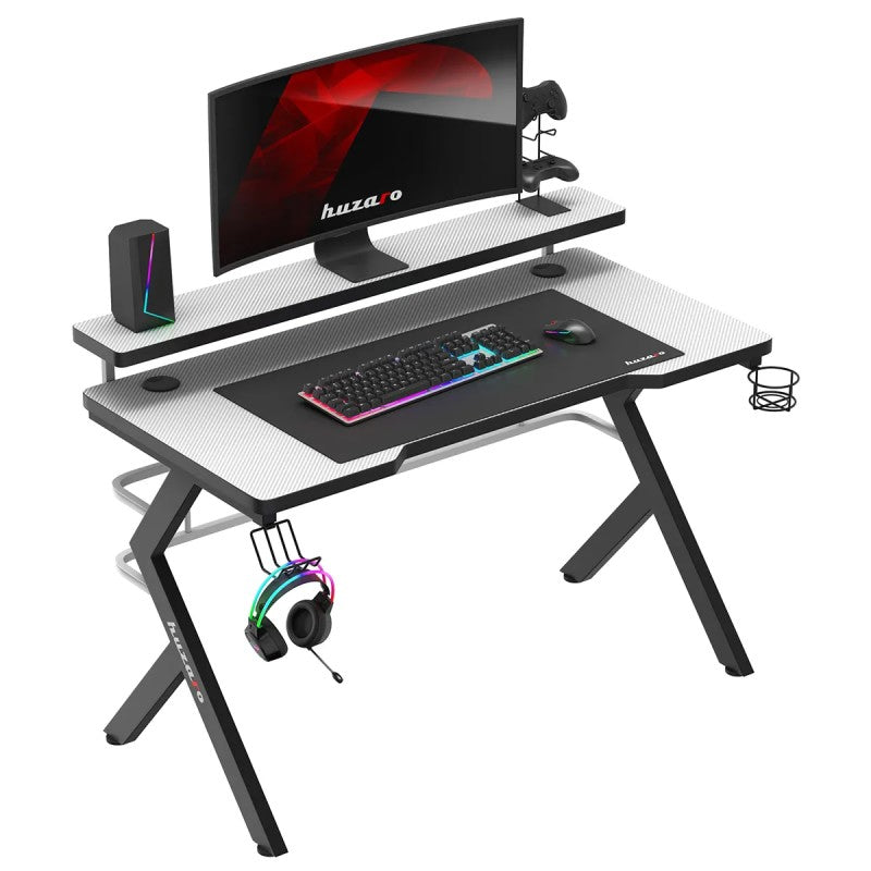 Huzaro Hero 5.0 White 120 cm gaming stol - slika 2