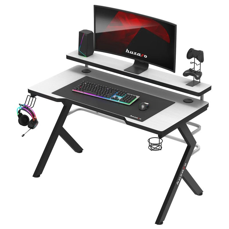 Huzaro Hero 5.0 White 120 cm gaming stol - slika 9