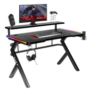 Huzaro Hero 5.0 RGB Black 120 cm gaming stol - slika 1