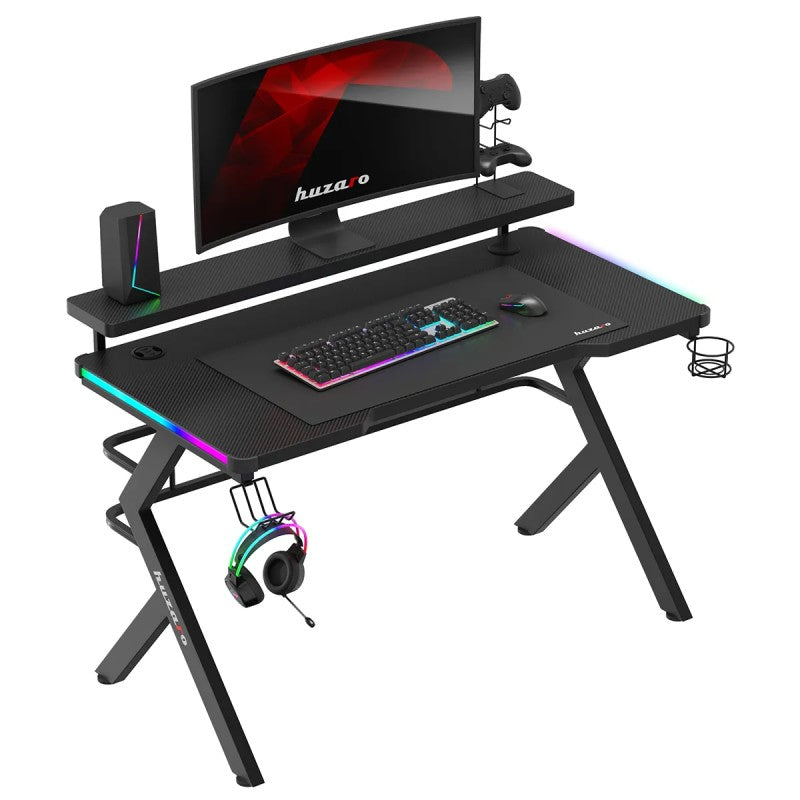Huzaro Hero 5.0 RGB Black 120 cm gaming stol - slika 2