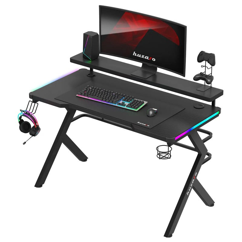 Huzaro Hero 5.0 RGB Black 120 cm gaming stol - slika 10
