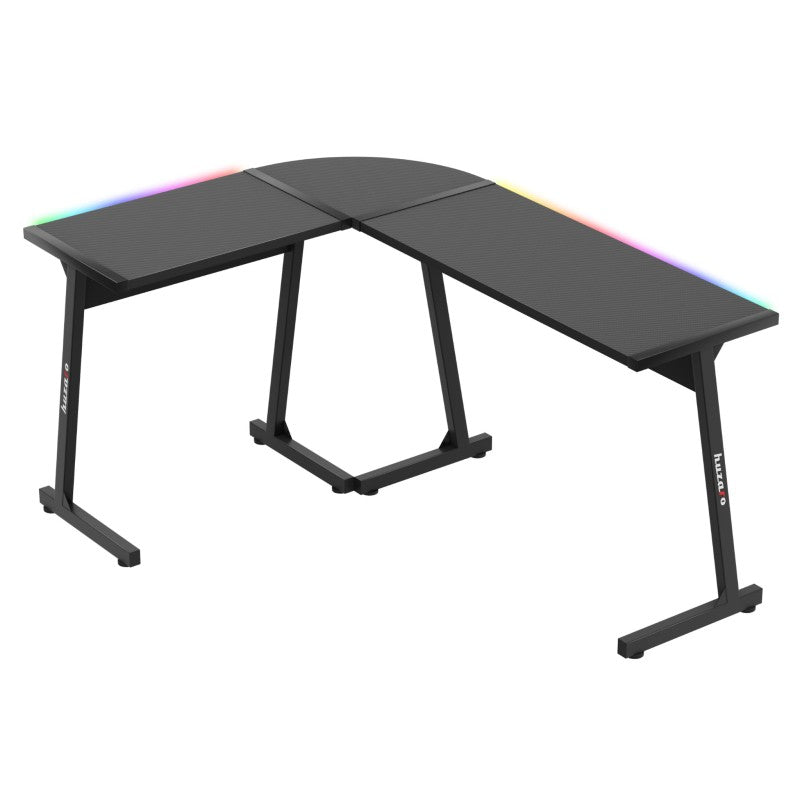 Huzaro Hero 6.0 RGB Black 147 cm kutni gaming stol - slika 7