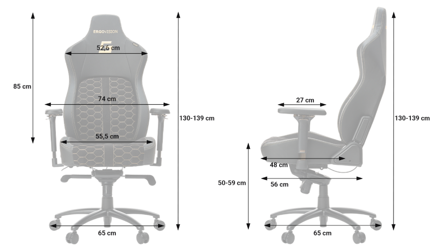 Gaming stolica Ergovision King Deluxe 02