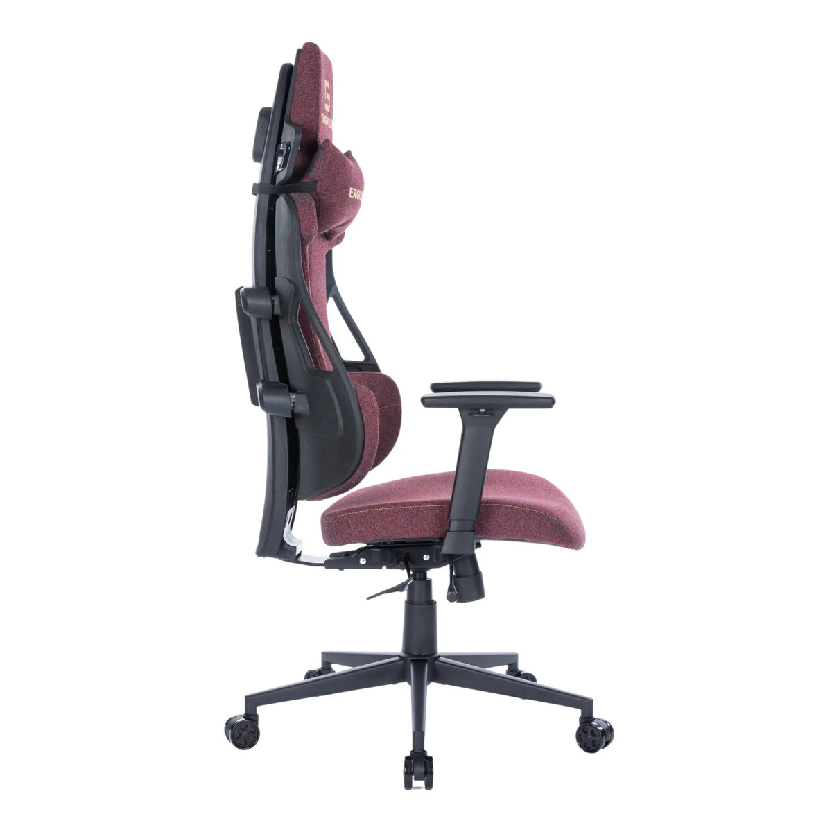 Proizvod je ergonomska gaming stolica, točnije model Spartacus. Stolica se odlikuje elegantnim dizajnom s bordo presvlakama od tkanine, podesivim naslonima za ruke i visokim naslonom za potporu. Dizajnirana je za udobnost tijekom dugih gaming ili radnih sesija, prikazujući moderan izgled s čvrstim postoljem i kotačićima za mobilnost.