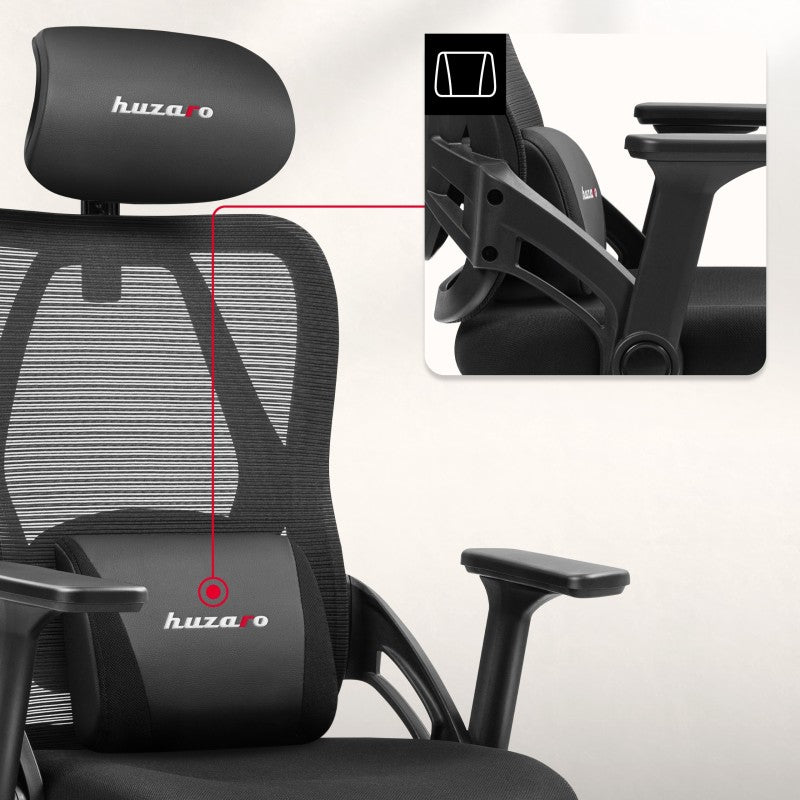 Huzaro Combat 2.7 Black gaming stolica - slika 2