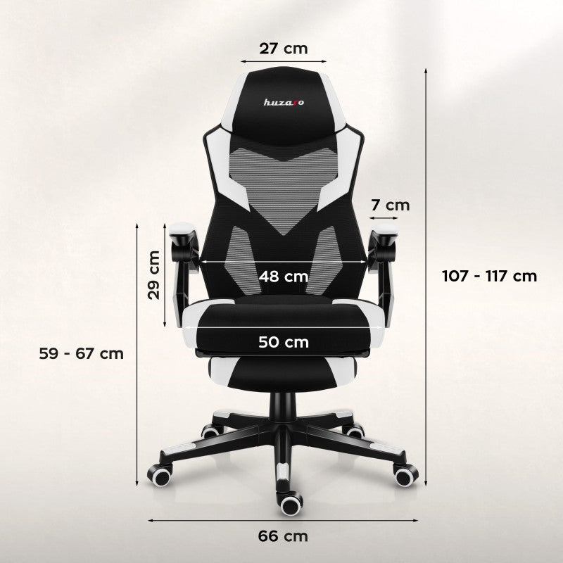 Huzaro Combat 3.1 White gaming stolica - slika 9