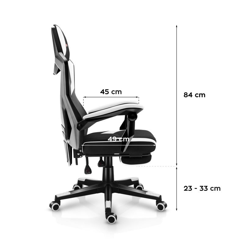 Gaming stolica Huzaro Combat 3.1 White - slika 12