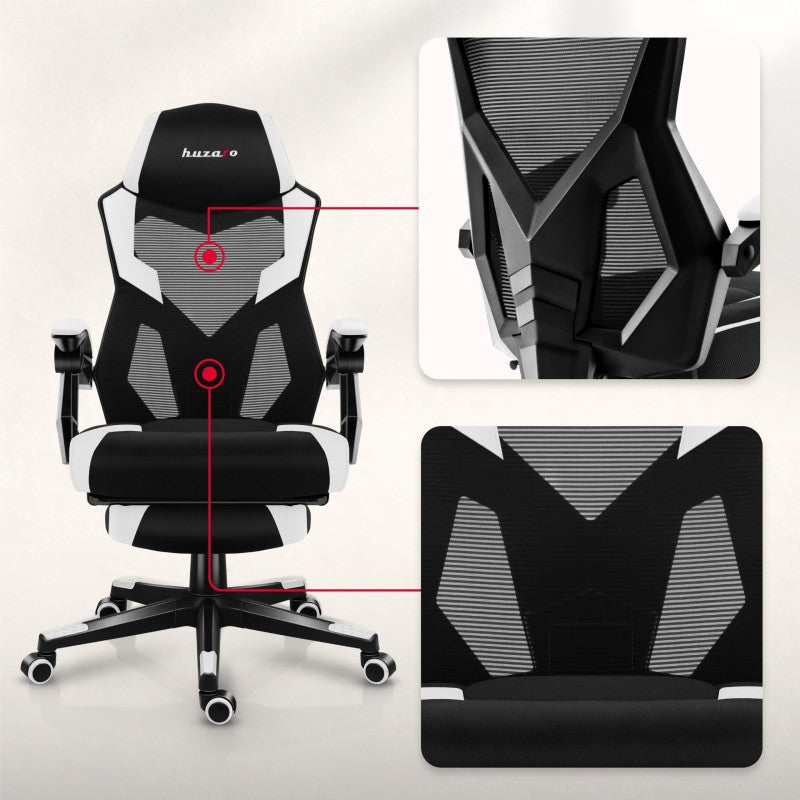 Gaming stolica Huzaro Combat 3.1 White - slika 15