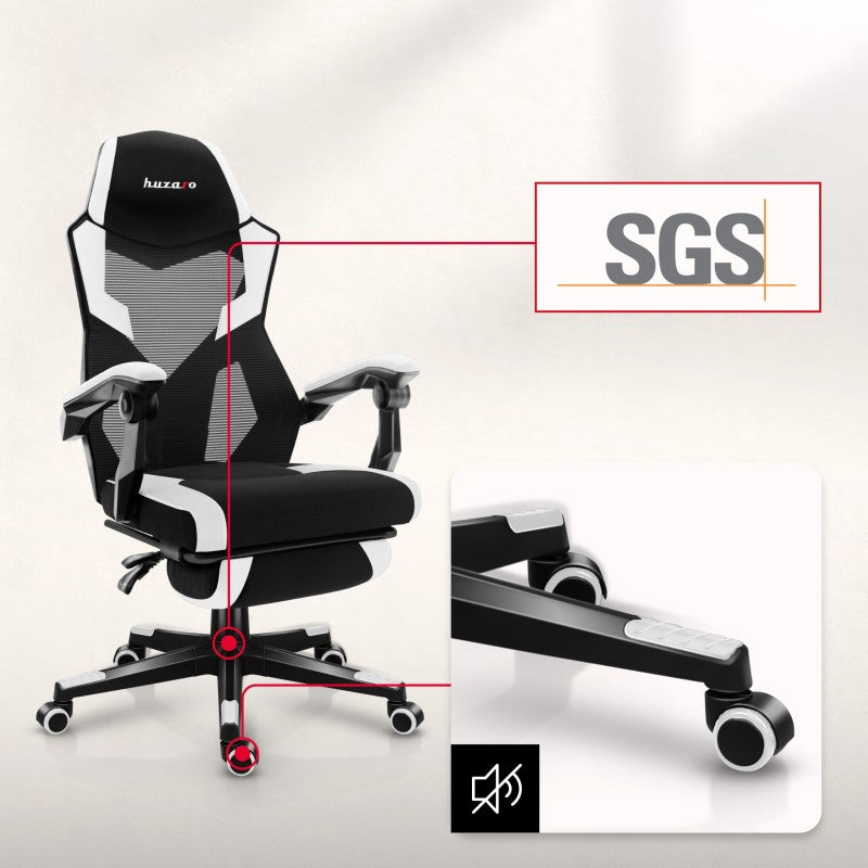 Huzaro Combat 3.1 White gaming stolica - slika 16