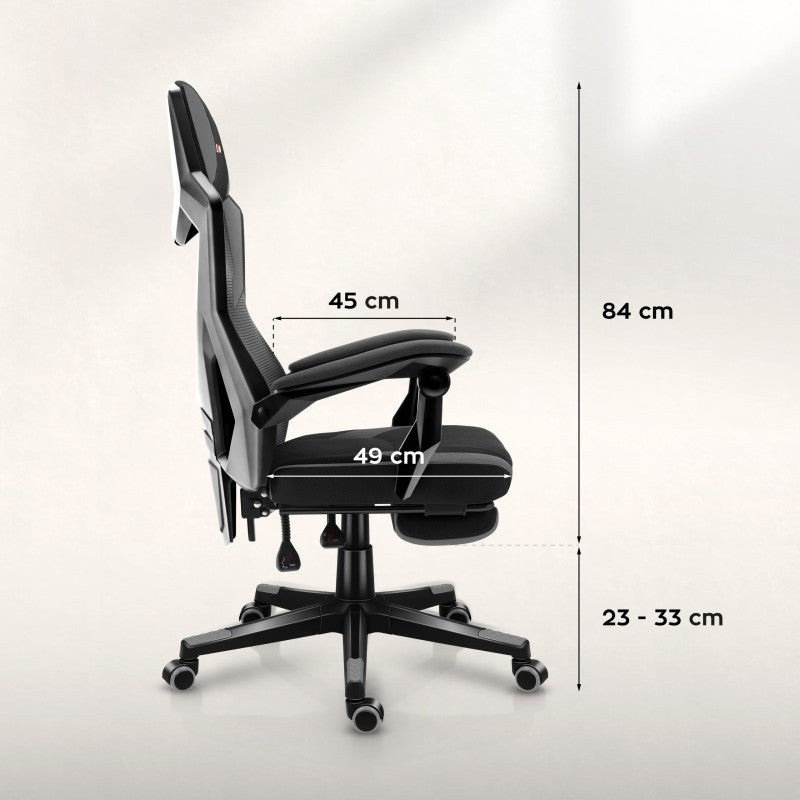 Gaming stolica Huzaro Combat 3.1 Grey - slika 9