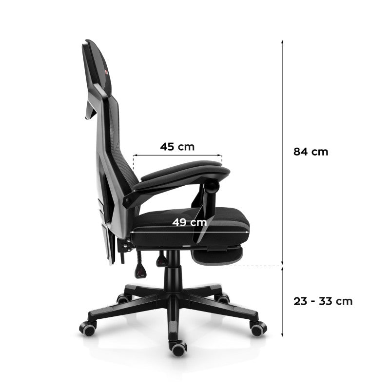 Gaming stolica Huzaro Combat 3.1 Grey - slika 10