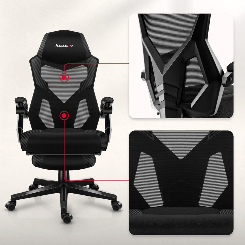 Gaming stolica Huzaro Combat 3.1 Carbon - slika 6