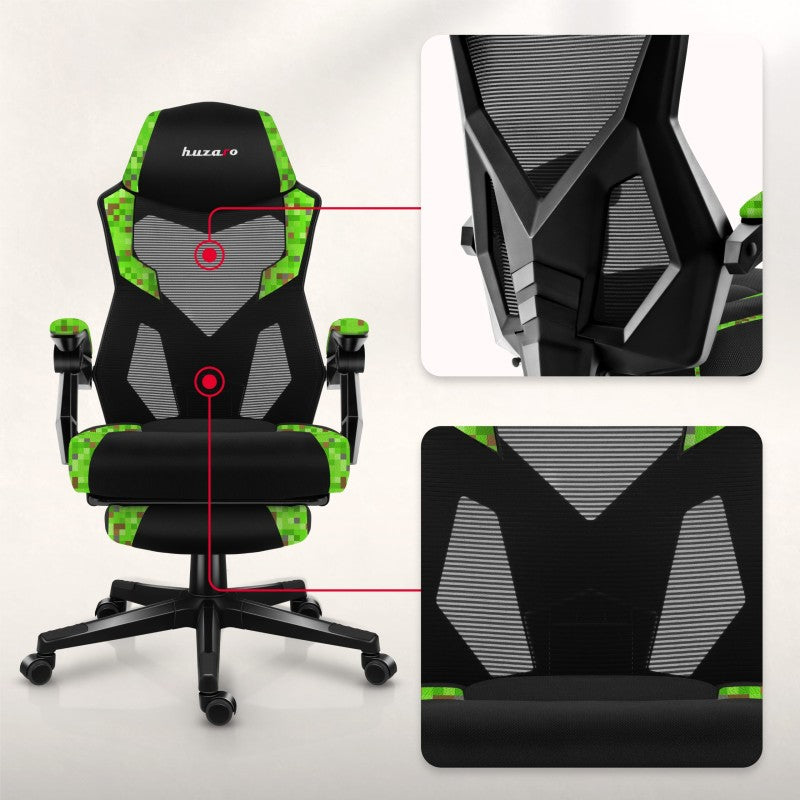Gaming stolica Huzaro Combat 3.1 Pixel - slika 15