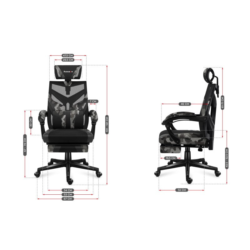 Huzaro Combat 5.0 Camo gaming stolica - slika 13