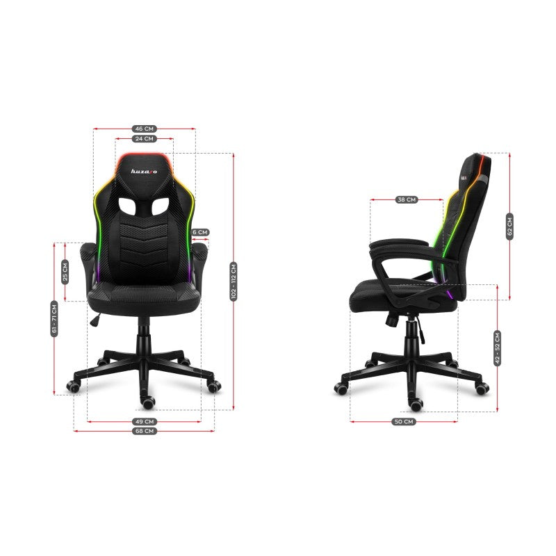 Gaming stolica Huzaro Force 2.5 RGB Mesh - slika 19
