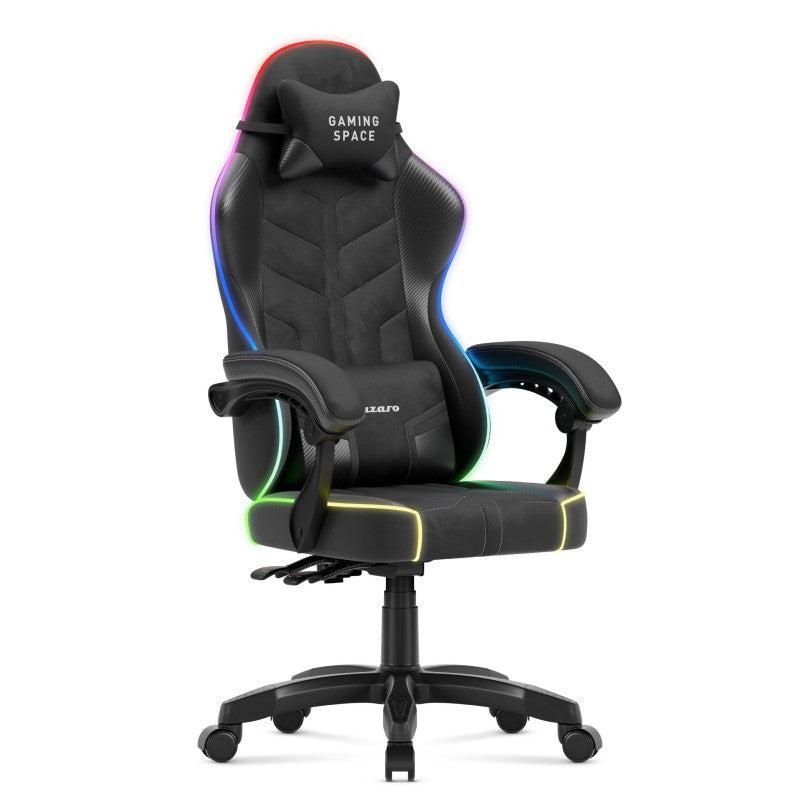 Gaming stolica Huzaro Force 2.7 RGB Black velour - slika 1