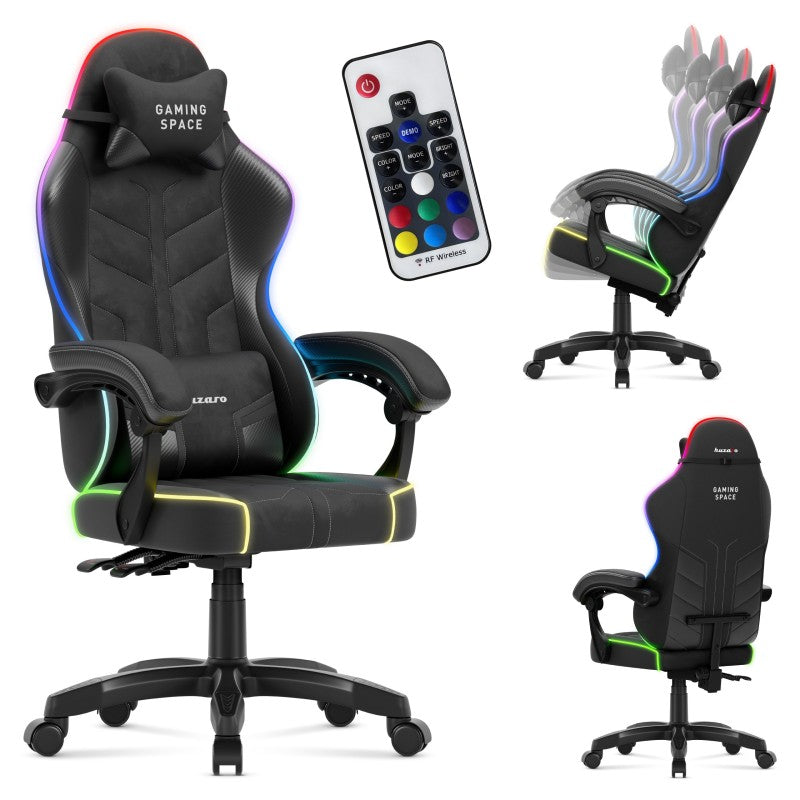 Gaming stolica Huzaro Force 2.7 RGB Black velour - slika 14