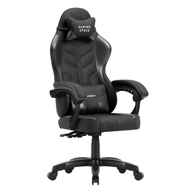 Gaming stolica Huzaro Force 2.7 Black Carbon velour - slika 1