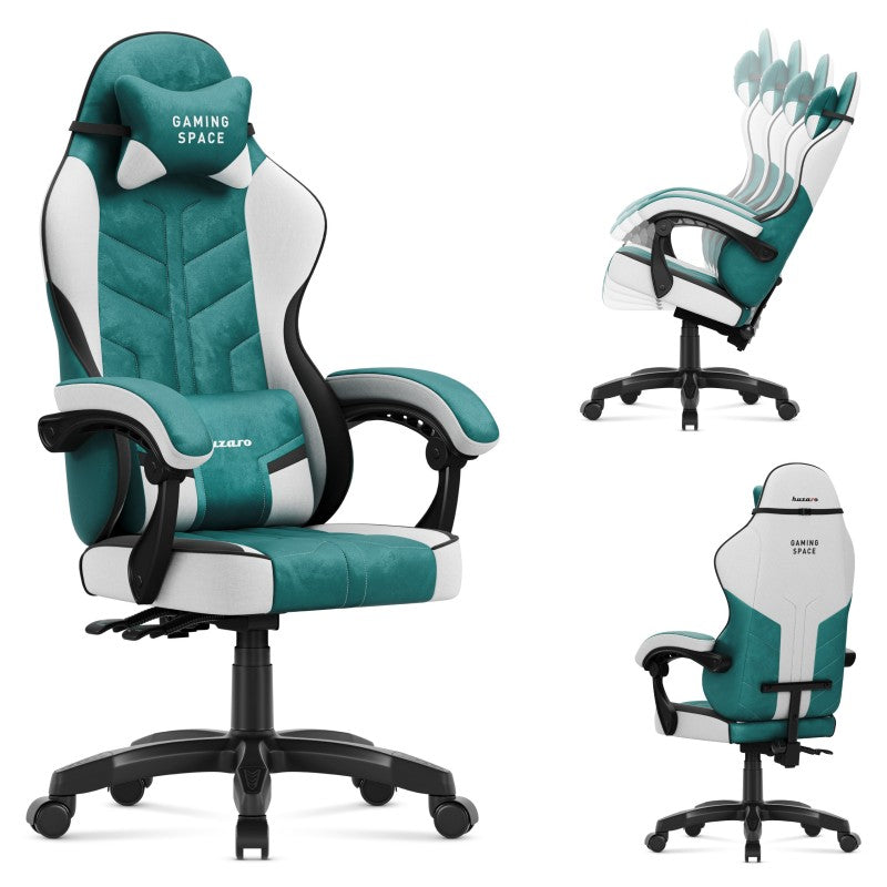 Huzaro baršunasta gaming stolica Force 2.7 Green - slika 7