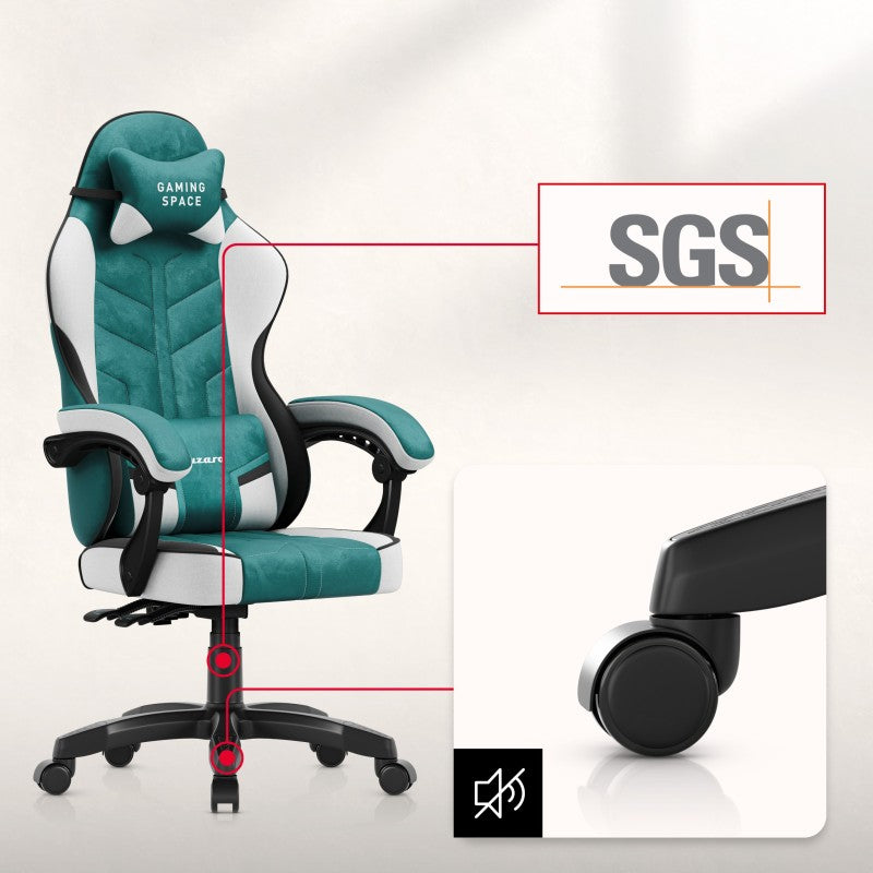 Huzaro baršunasta gaming stolica Force 2.7 Green - slika 16