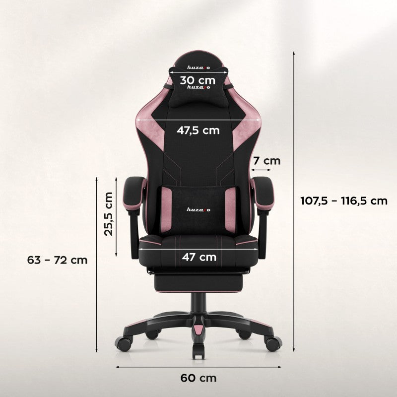 Gaming stolica Huzaro Force 3.7 Pink - slika 9