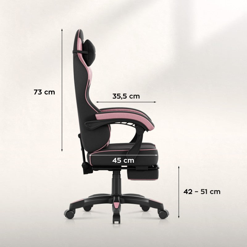 Huzaro Force 3.7 Pink gaming stolica - slika 11