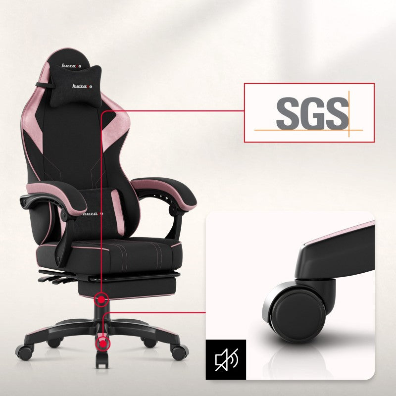 Huzaro Force 3.7 Pink gaming stolica - slika 16