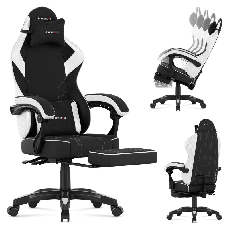 Gaming stolica Huzaro Force 3.7 White Carbon - slika 9