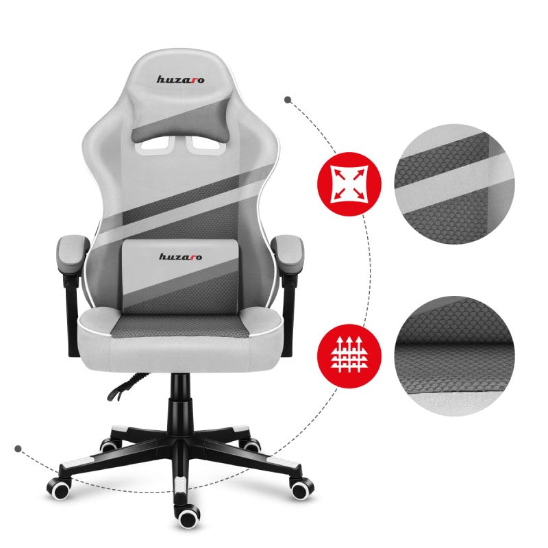 Huzaro Force 4.4 White Mesh gaming stolica - slika 10