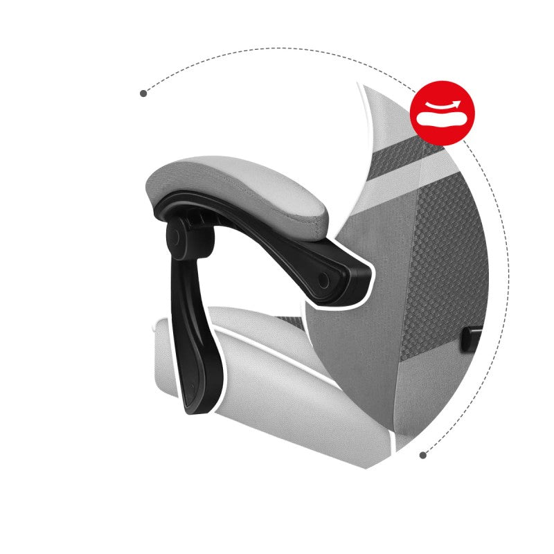 Huzaro Force 4.4 White Mesh gaming stolica - slika 15