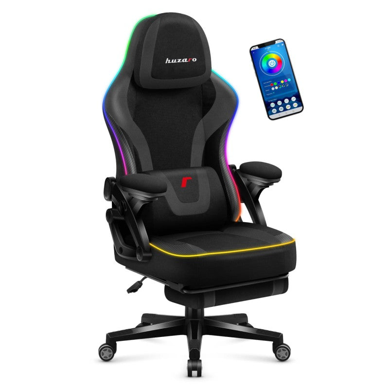 Huzaro Force 4.6 RGB Black Mesh gaming stolica - slika 1