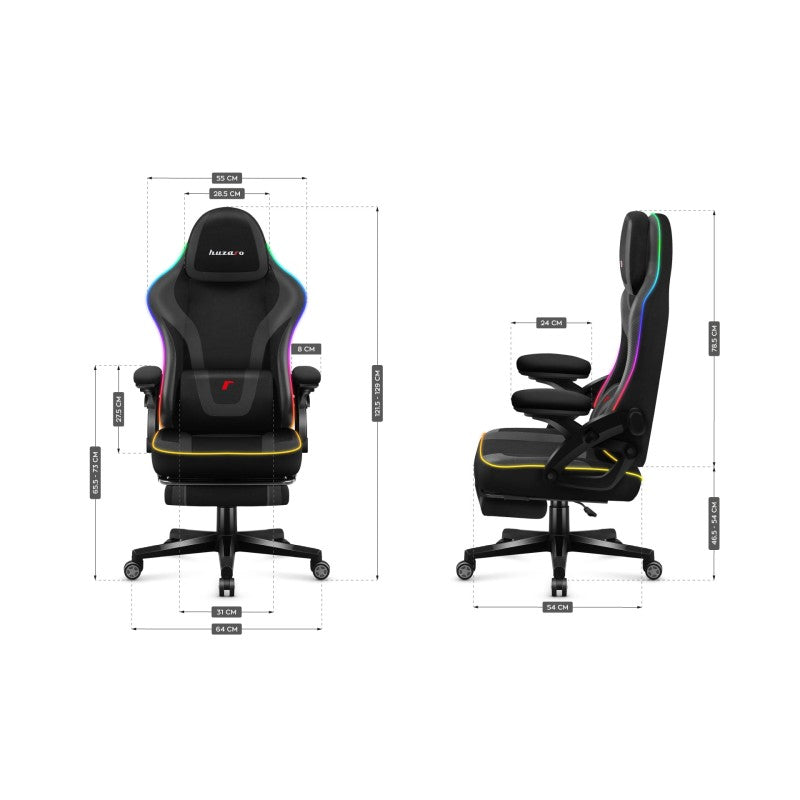 Huzaro Force 4.6 RGB Black Mesh gaming stolica - slika 10
