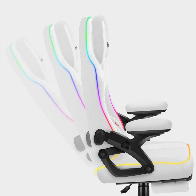 Huzaro Force 4.6 RGB White Mesh gaming stolica - slika 3