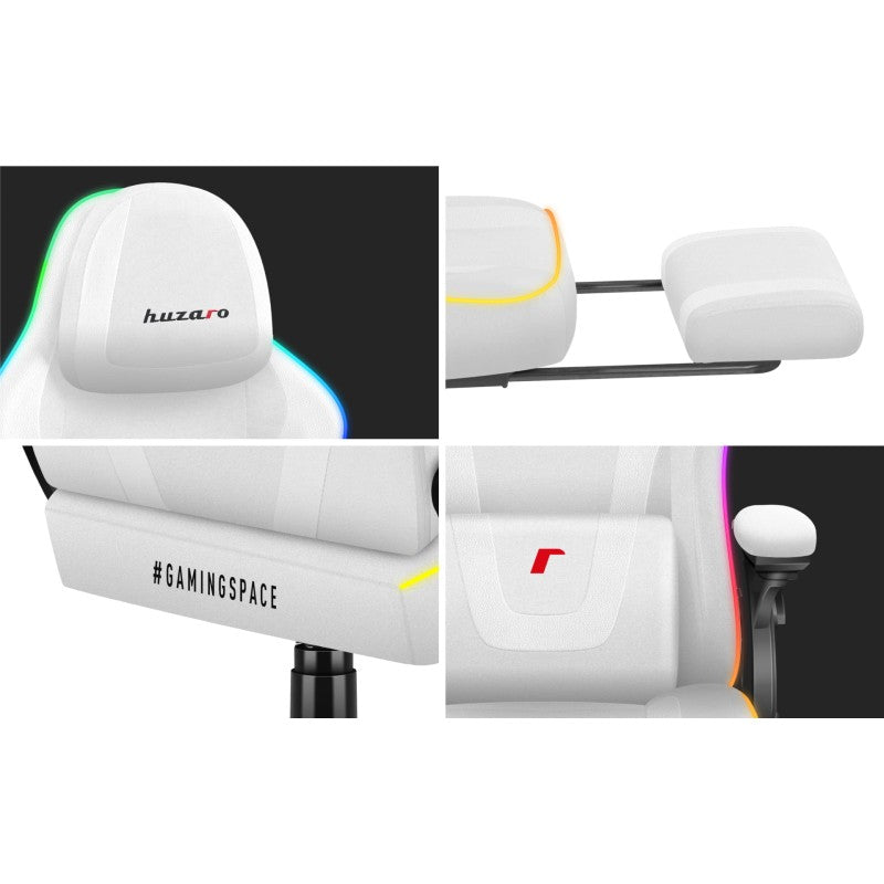 Huzaro Force 4.6 RGB White Mesh gaming stolica - slika 12