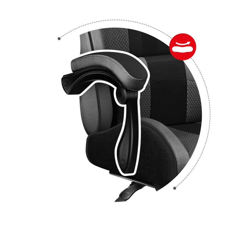 Huzaro Force 4.7 Grey Mesh Gaming stolica - slika 21