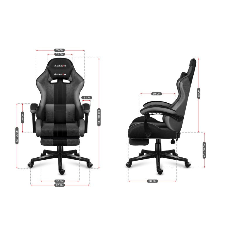 Huzaro Force 4.7 Grey Mesh Gaming stolica - slika 25