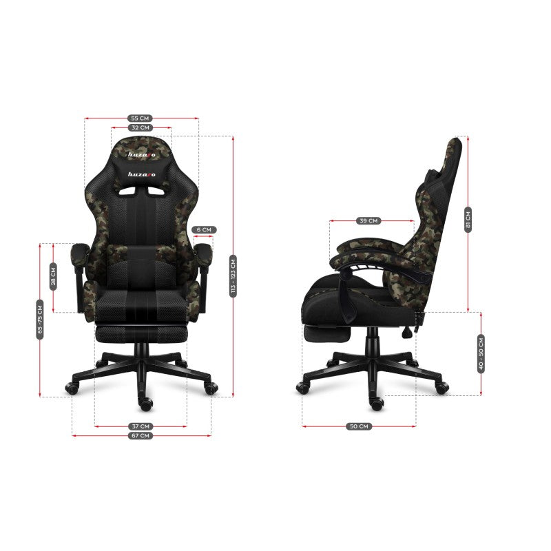 Huzaro Force 4.7 Camo Mesh Gaming stolica - slika 19