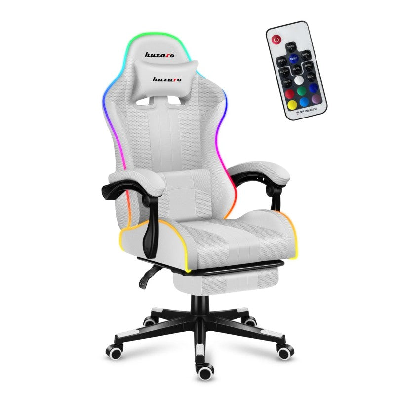 Gaming stolica Huzaro Force 4.7 RGB White - slika 1