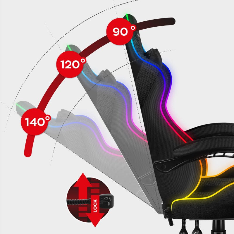 Gaming stolica Huzaro Force 4.7 RGB Mesh - slika 3