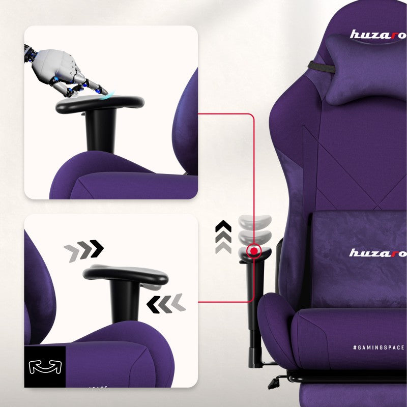 Huzaro Gaming stolica Force 5.7 Purple - slika 3
