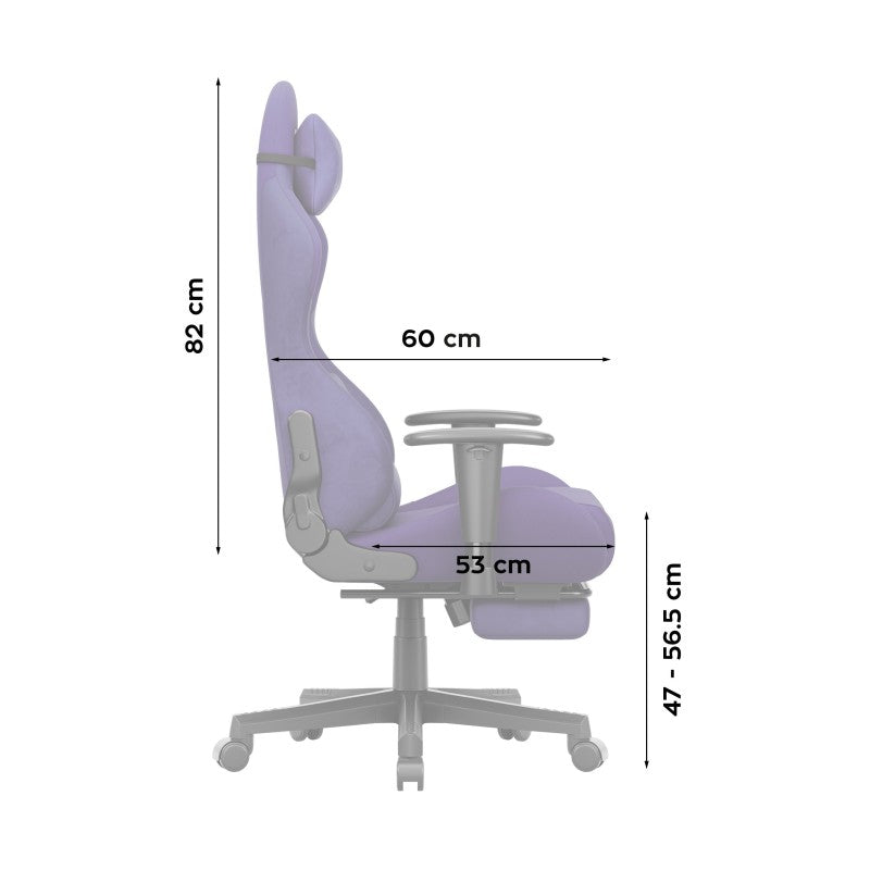 Huzaro Gaming stolica Force 5.7 Purple - slika 8