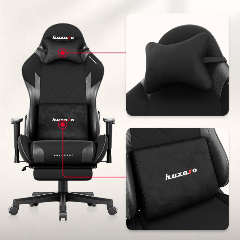 Huzaro Force 5.7 Black carbon gaming stolica - slika 4