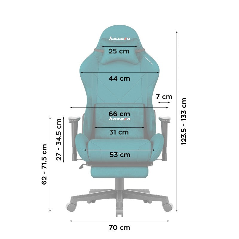 Huzaro Force 5.7 Teal gaming stolica - slika 21