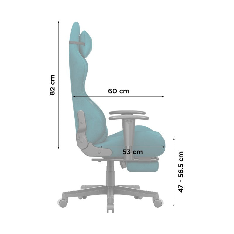 Huzaro Force 5.7 Teal gaming stolica - slika 26