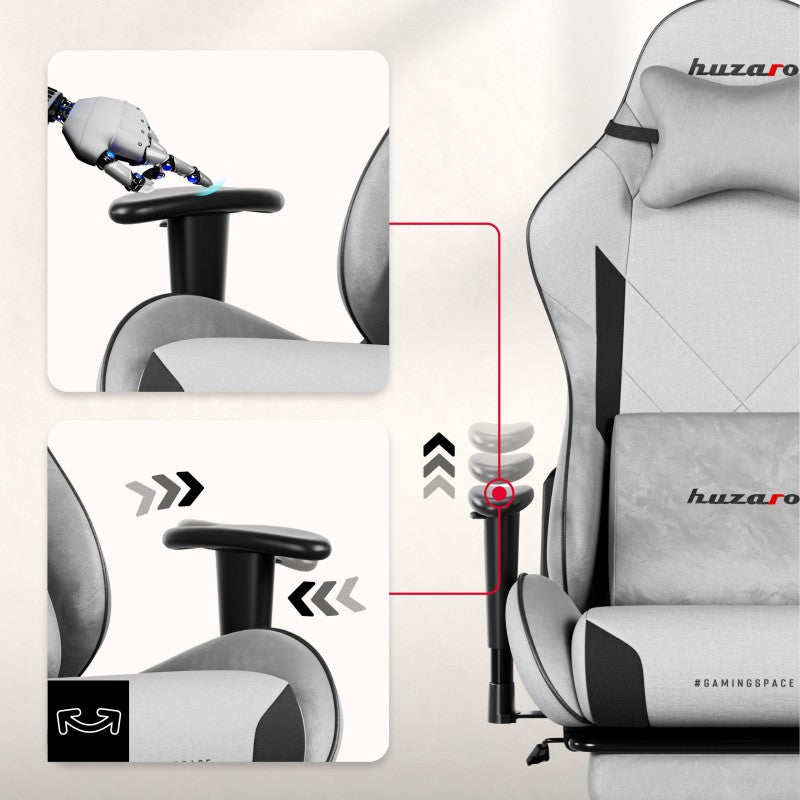 Huzaro Force 5.7 Grey gaming stolica - slika 17