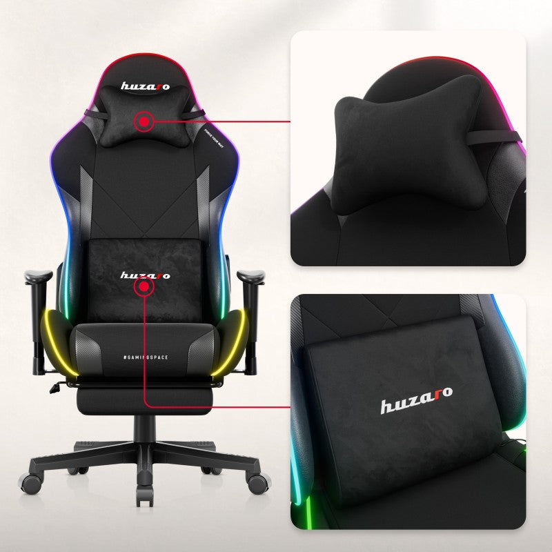 Huzaro Force 5.7 RGB Black gaming stolica - slika 3